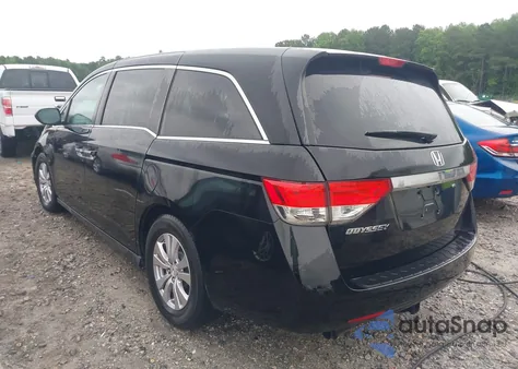 2014 Honda Odyssey Ex z USA, uszkodzony, nr VIN 5FNRL5H42EB082776